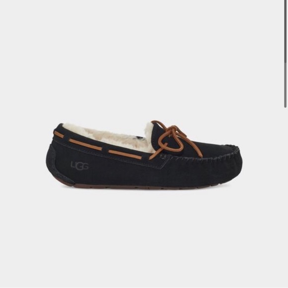 UGG Size 6 Dakota Slipper in Black - Picture 11 of 12